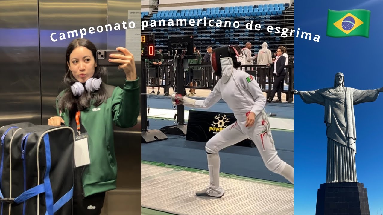 Desde el aeropuerto hasta el Campeonato Panamericano de esgrima en Río. 🇧🇷🇧🇷🤺🤺 + Cristo Redentor.