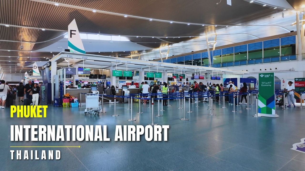 🇹🇭 Phuket International Airport Walking Tour | Check-In Area , Departure Hall , Retail & Dinings