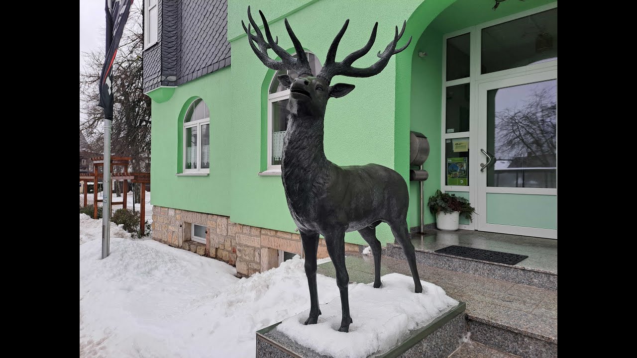Der Rennsteig (170 Km)  - Tag 6 Wintertour - Von Masserberg nach Lauscha