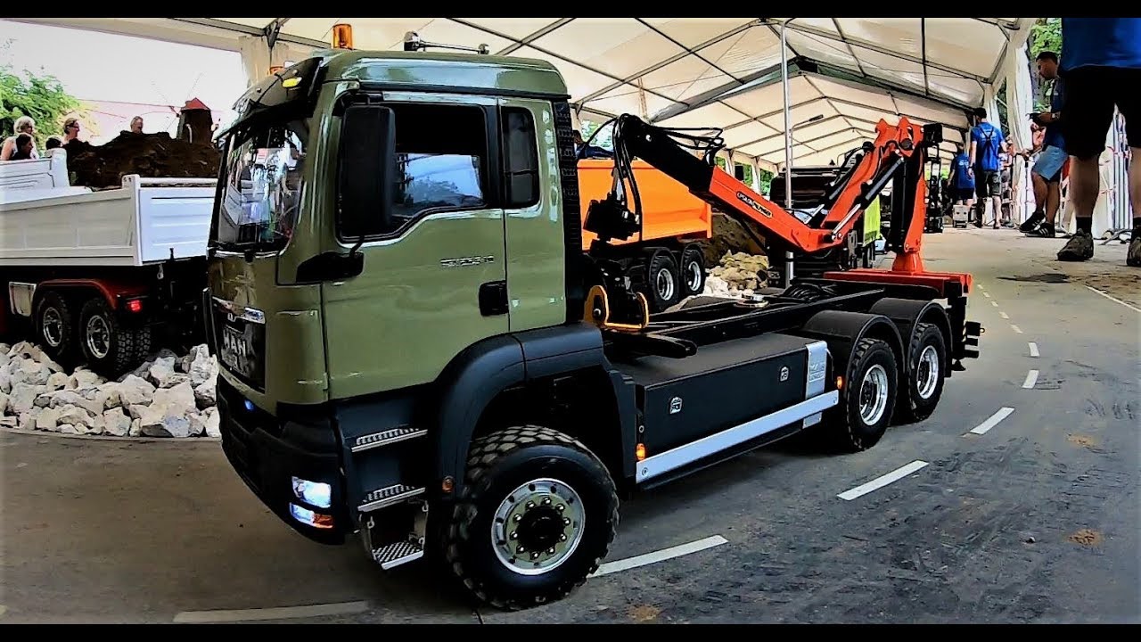 RC Truck convoy / RC Trucks and other RC construction equipments - Tamási, HRCT