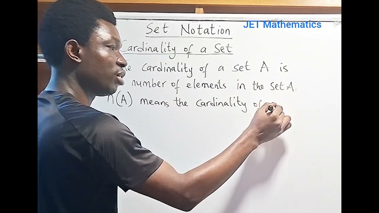 Sets: Cardinality of a set  #mathematics #maths
