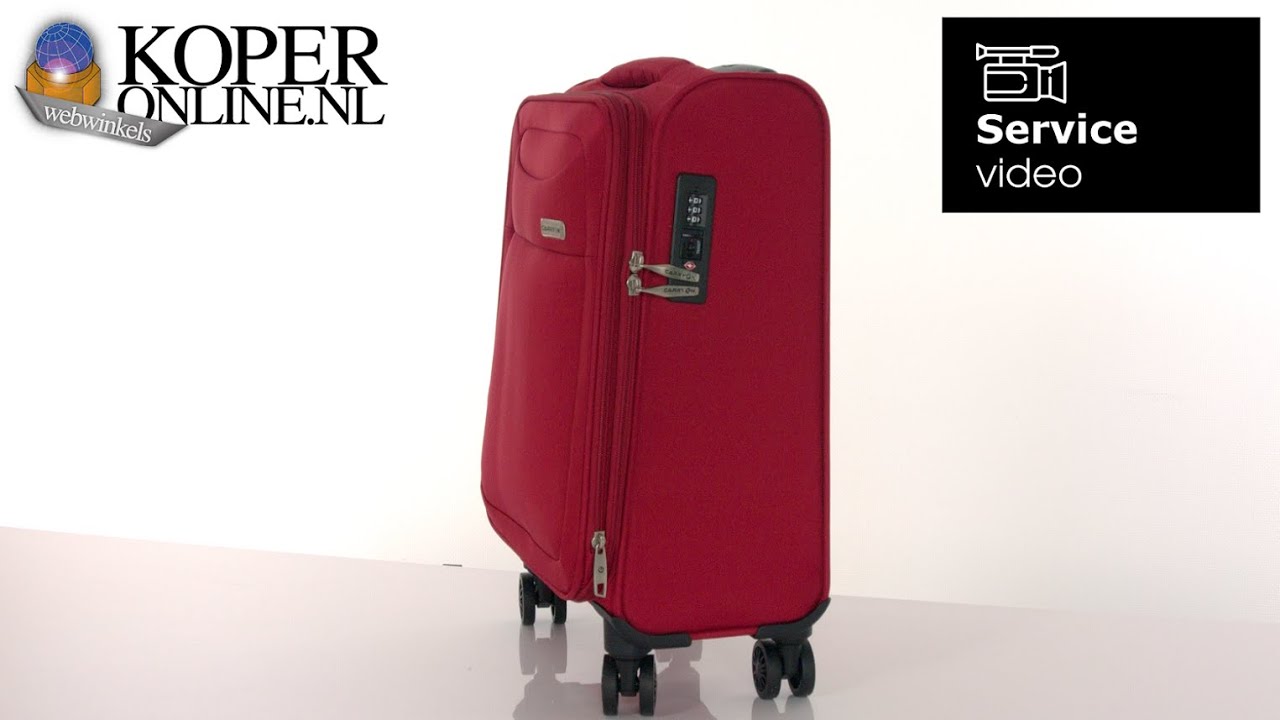 Instellen cijferslot CarryOn Air Koffer