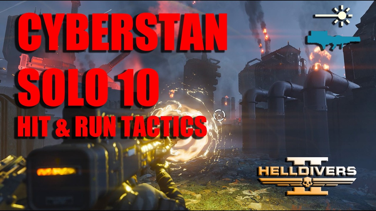 Helldivers 2/ Cyberstan, 10, Solo. Hit & Run Tactics