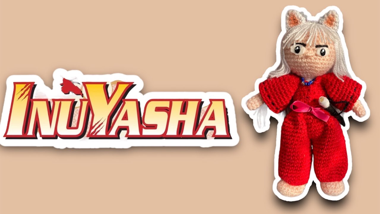 Cómo tejer INUYASHA amigurumi paso a paso tutorial crochet  (subtítulos)