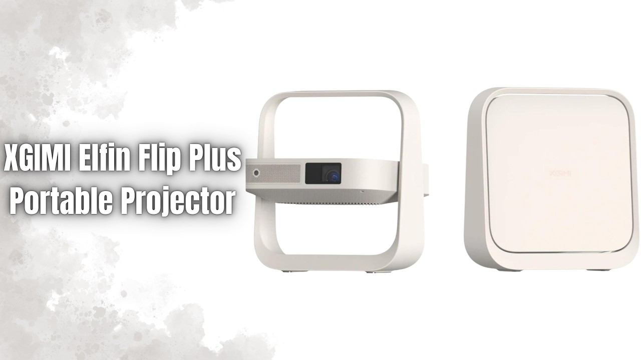 XGIMI Elfin Flip Plus Portable Projector Review | 500 ISO Lumens & Netflix Built-In!