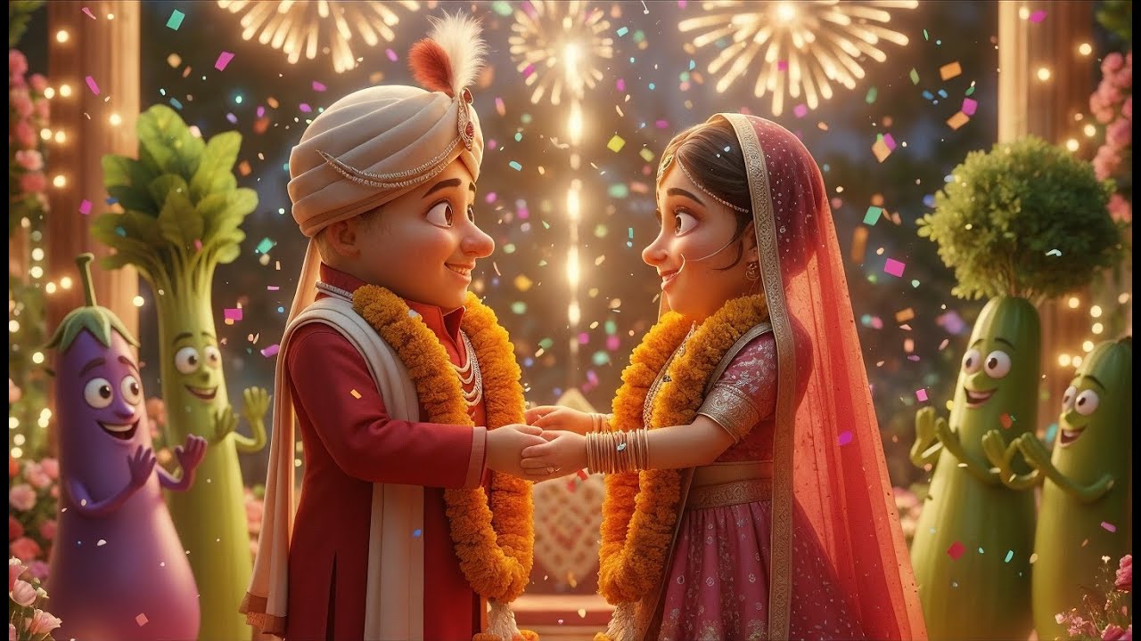 Aalu Ki Barat | Kids Hindi | Hindi Cartoon Video | आलू की बारात | Popular Kids Rhyme | Kido Pie