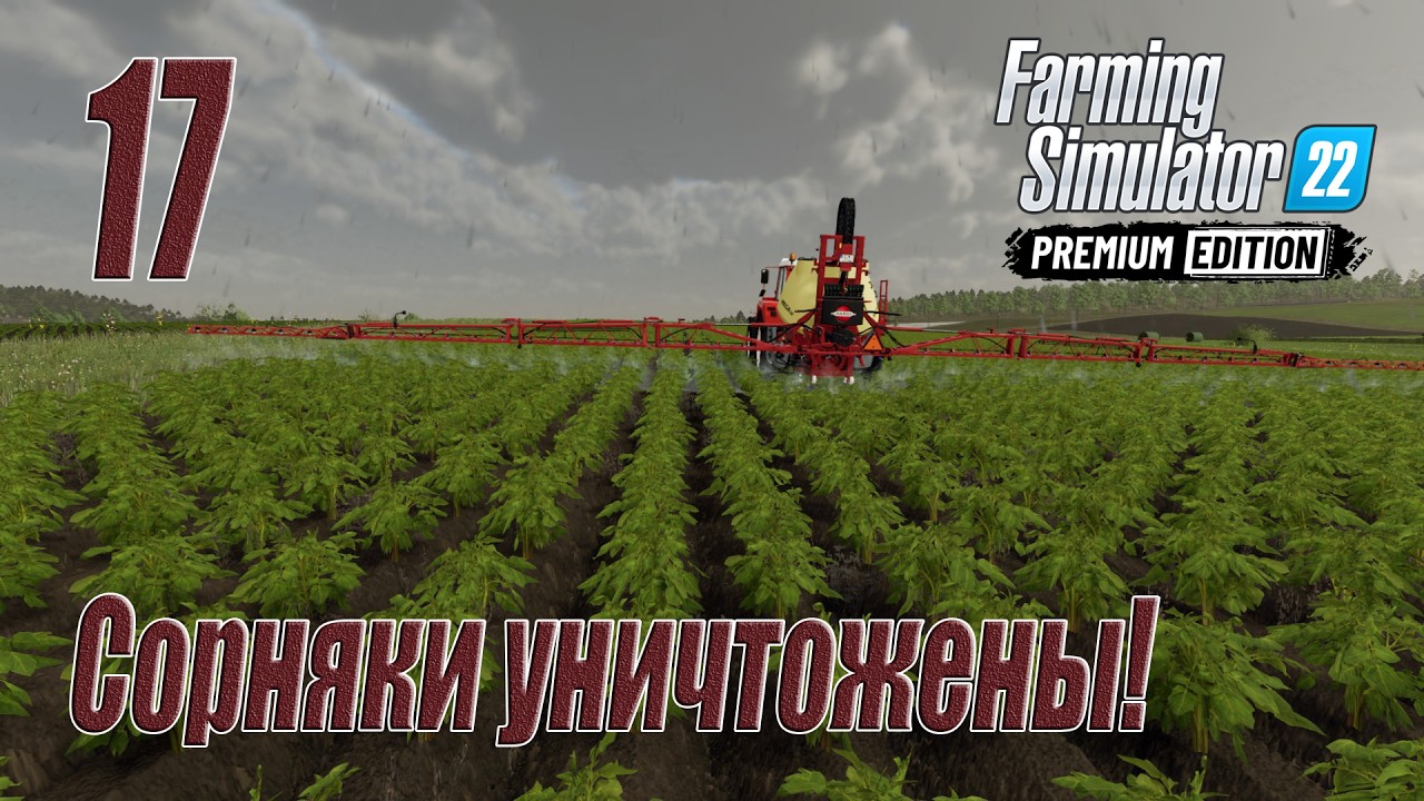 Farming Simulator 22 [карта Зилонка], #17 Сорняки уничтожены!