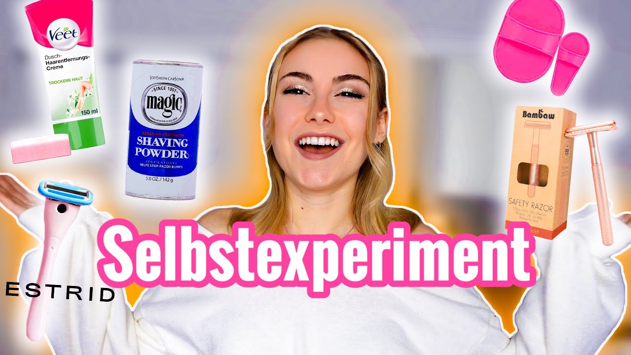 Ich teste ALLE Haarentfernungsprodukte! 🪒 - Selbstexperiment  /NicoleDon