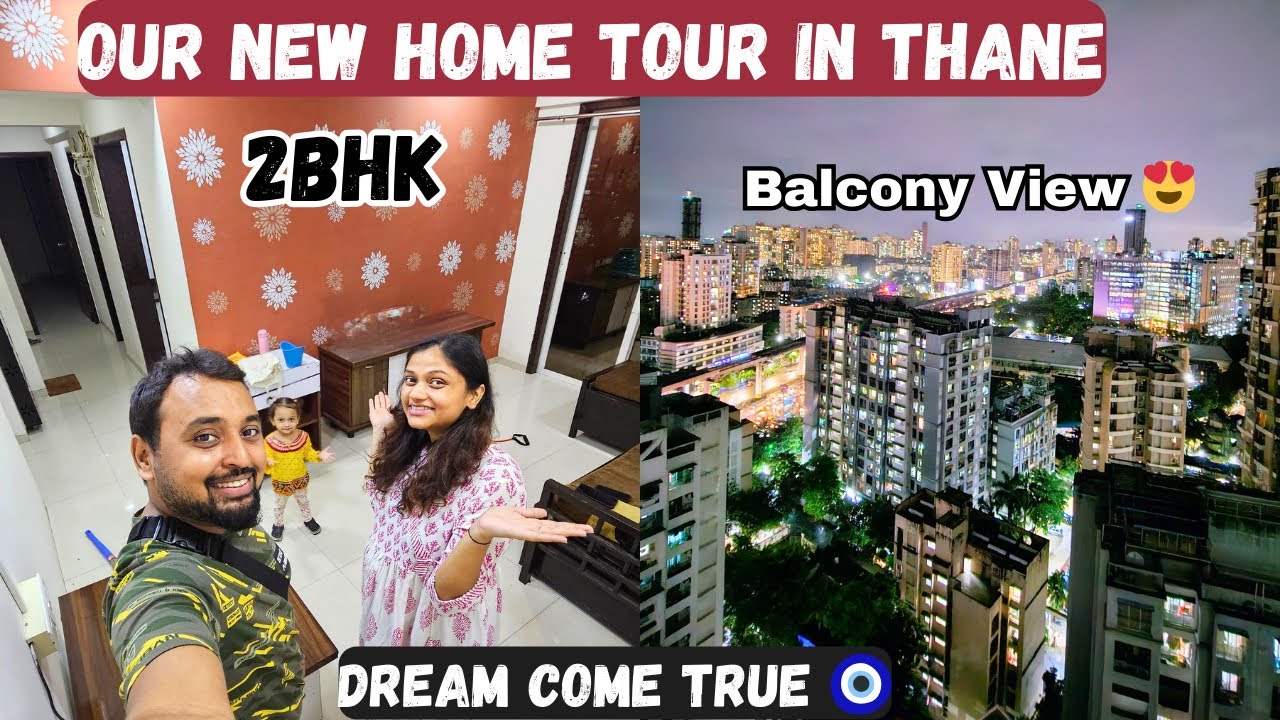WELCOME TO OUR NEW 2BHK HOME IN THANE | In-Depth Raw House Tour Before Interior Work | WanderSane