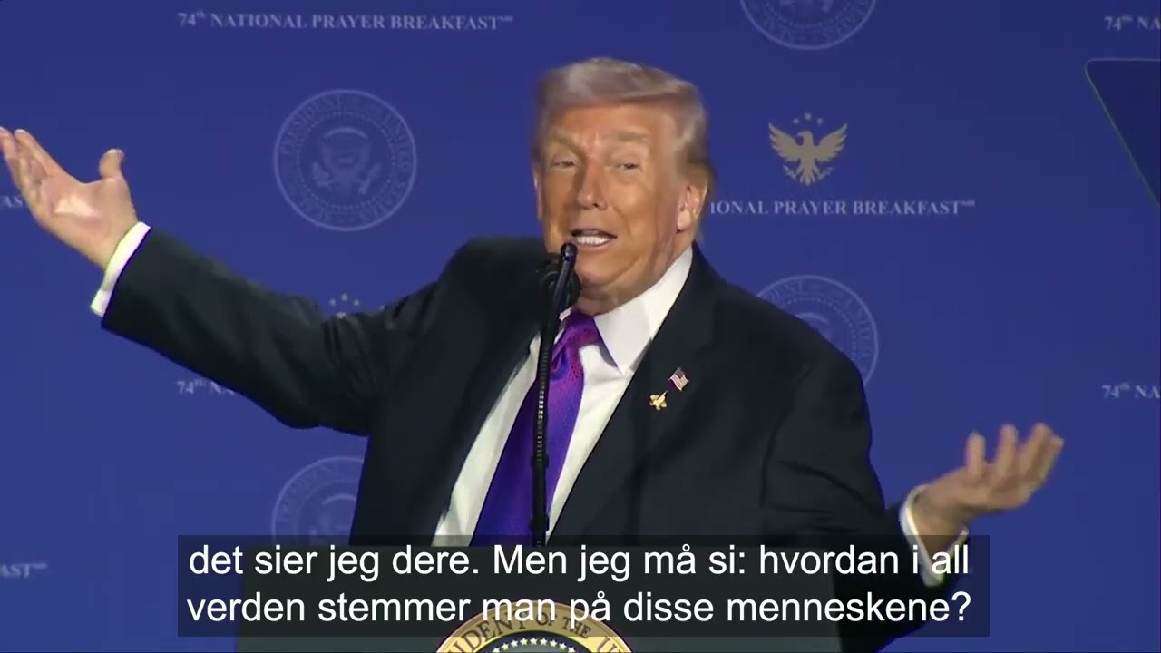 Trump vil innvie Amerika på nytt under Gud 17. mai