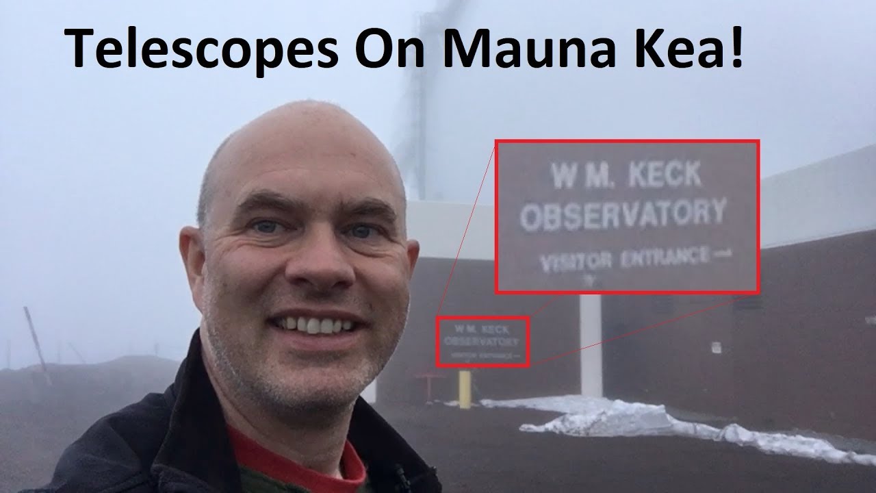 The Telescopes On Top of Mauna Kea (on a bad day)