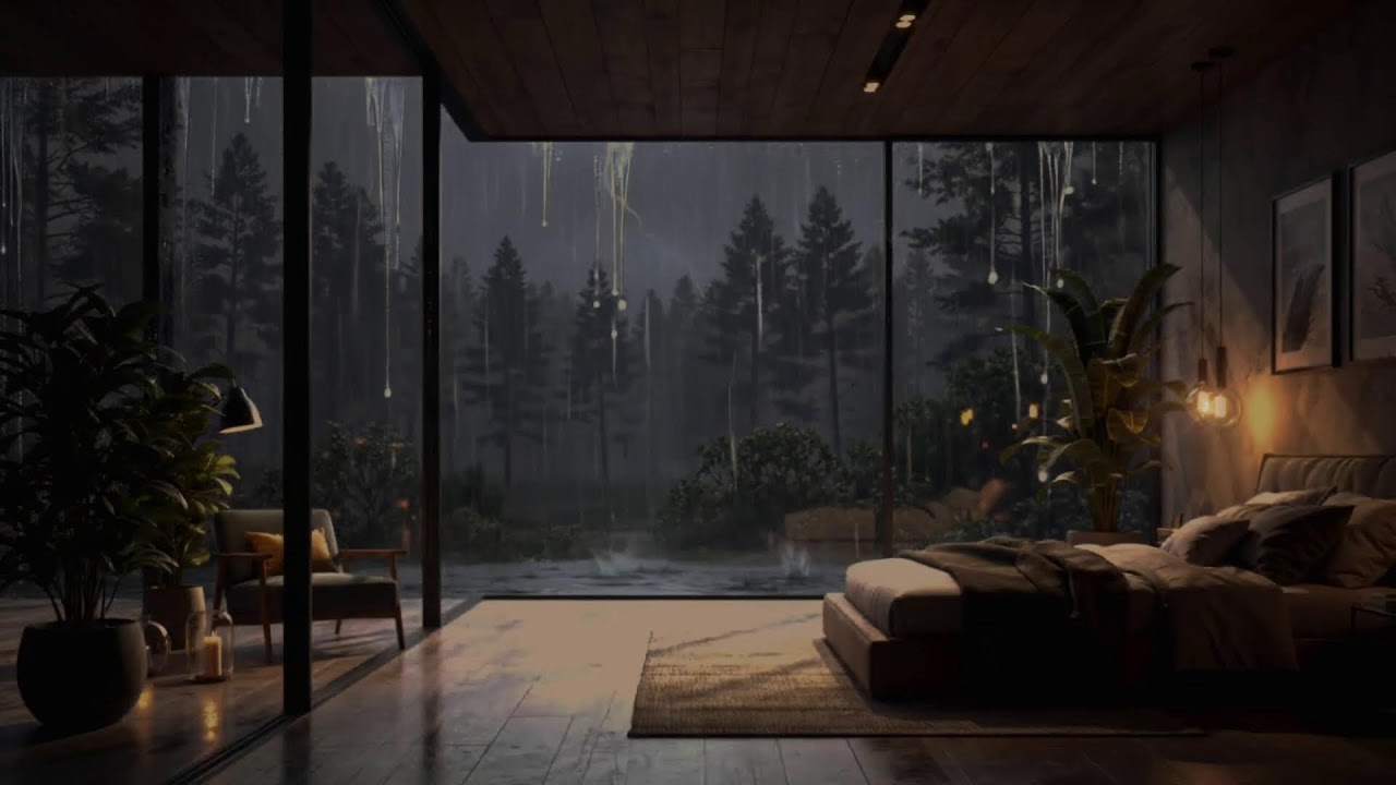 You’ve found it: The most peaceful rainy bedroom on Earth