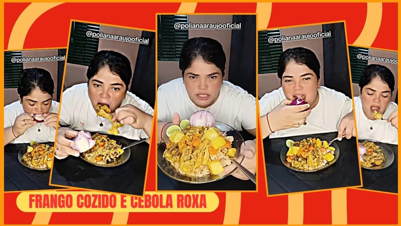 @COMENDO COM A POLY MUKBANG|4 DIAS SEM COMER|HJE FIZ BAIÃO E FRANGO AO MOLHO 😋🙏