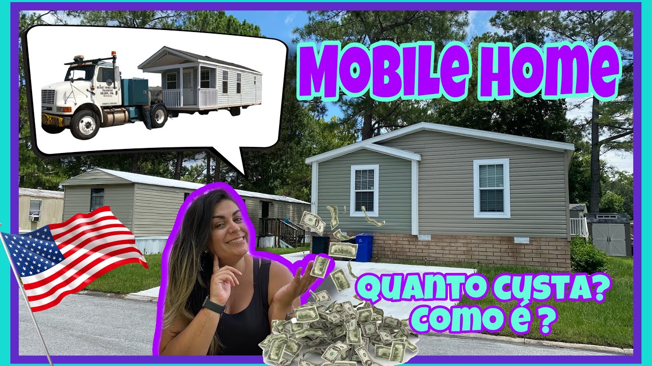 Casa barata | MOBILE HOME nos Estados Unidos . Você moraria ?