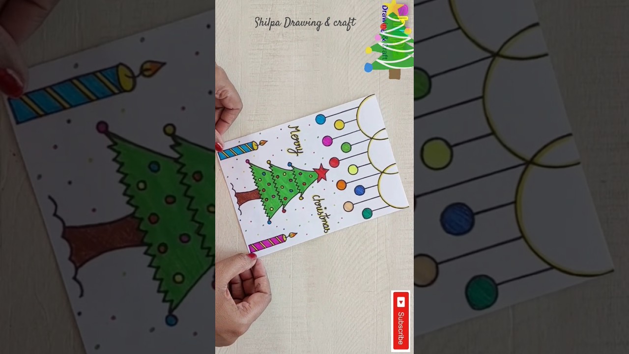 😍 cute 😍 Merry Christmas 🎄 white paper greeting card Easy #shorts #ytshorts #christmas  #diy #paper