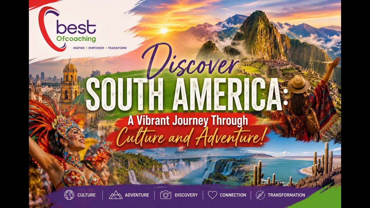 Discover South America: A Vibrant Journey Through Culture and Adventure!🌟 BEST OF COACHING !!!