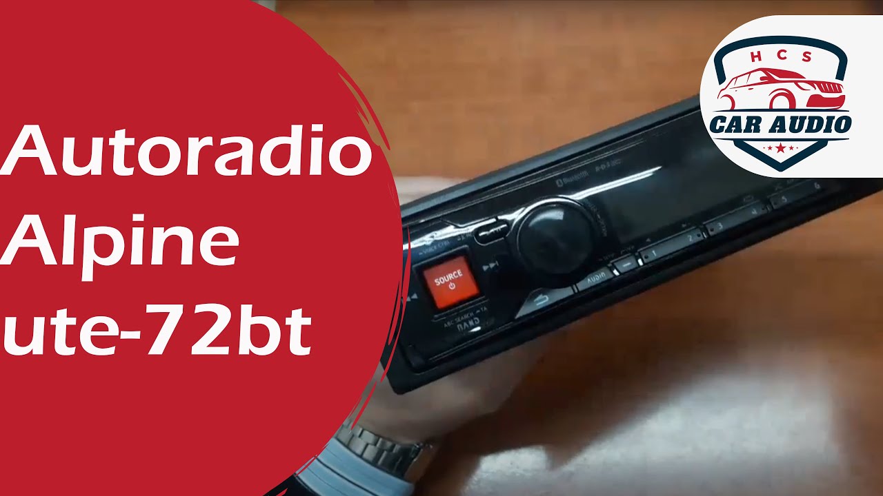 Autoradio Alpine ute-72bt 1 din senza meccanica