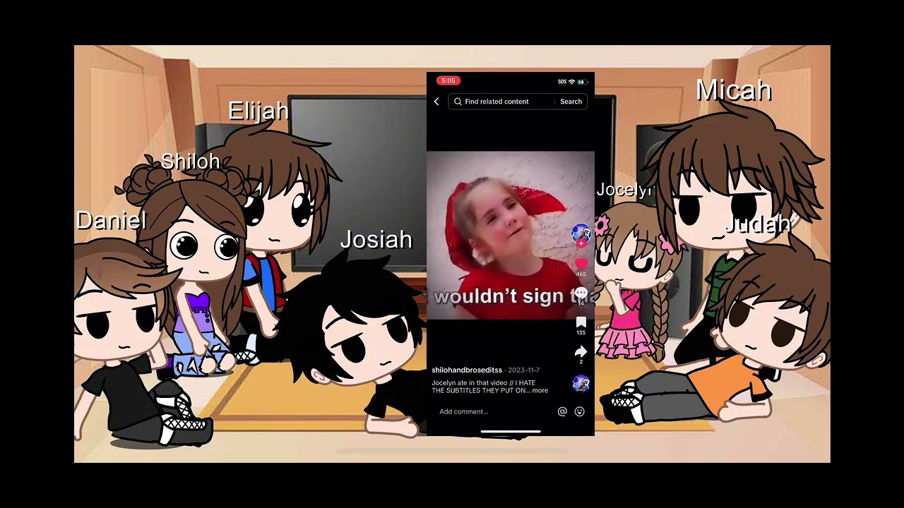 Shiloh and bros react to themselves
