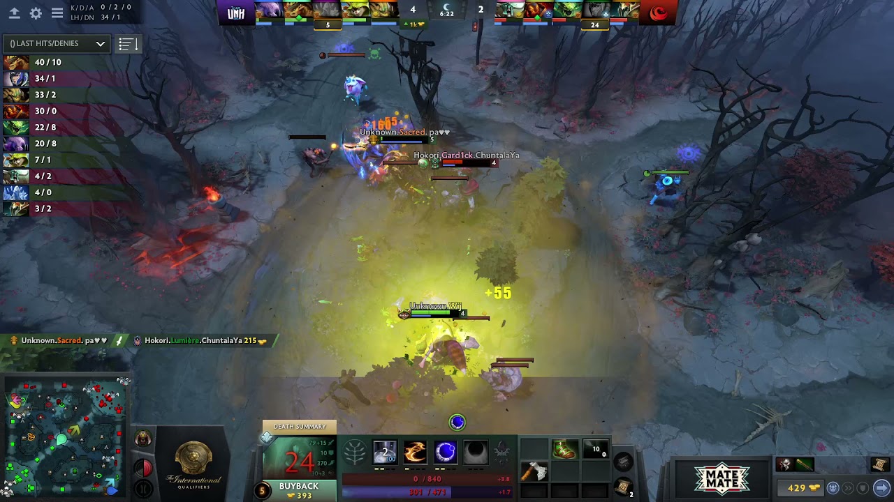 Team Unknown vs Hokori Game 1 | Bo3 | Upper Bracket Qualifier The International 10 South America