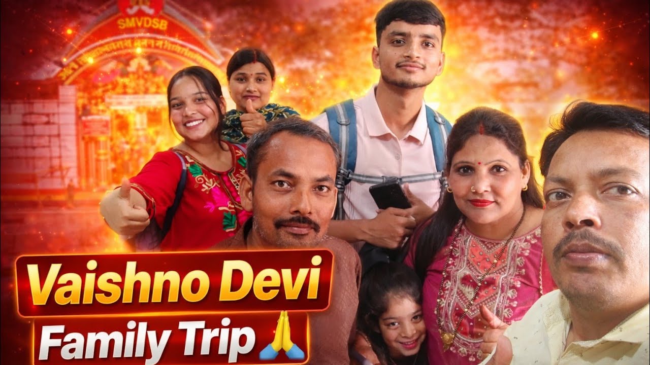  Family Trip to Mata Vaishno Devi Darshan 🙏 | Yatra Vlog | APVLOGS Vaishno Devi Yatra vlog, 