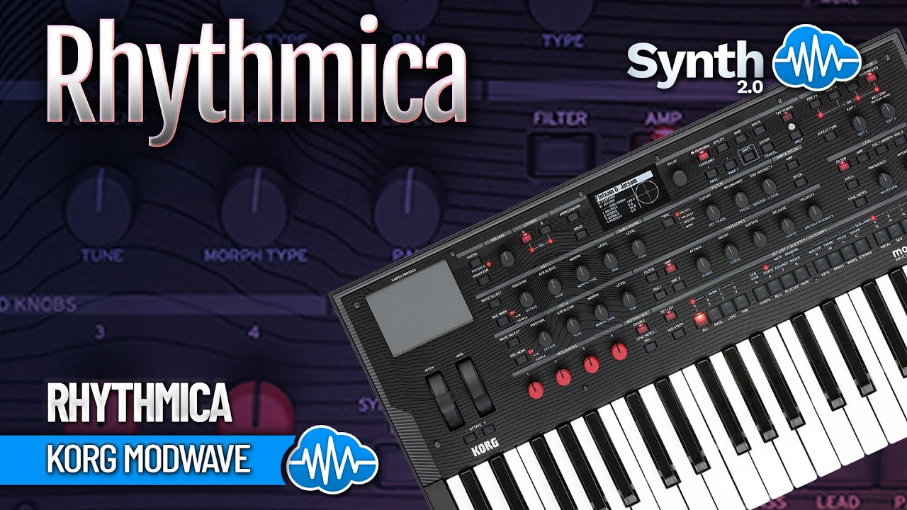 KORG MODWAVE ♫ 50 Custom Sounds ► RHYTHMICA SOUND BANK