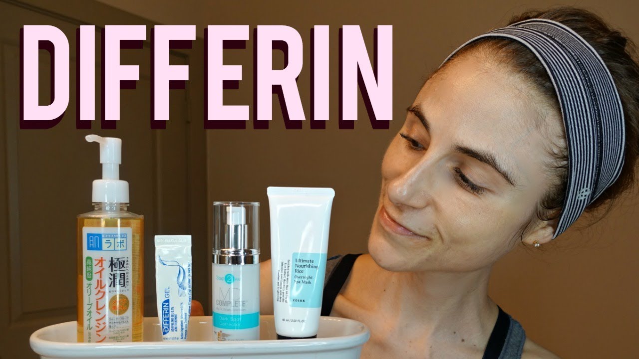 Differin skin care routine for dark spots and melasma| Dr Dray