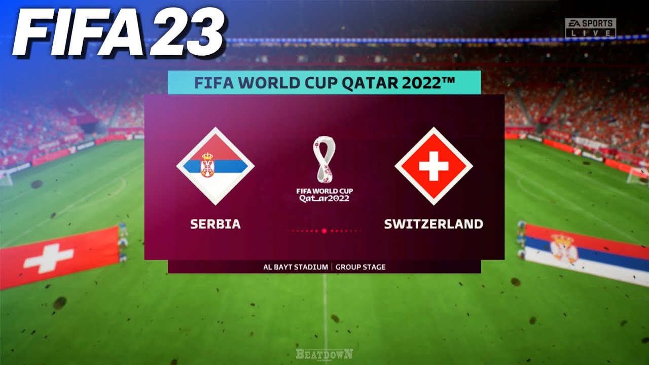FIFA 23 - Serbia vs. Switzerland | 2022 FIFA World Cup