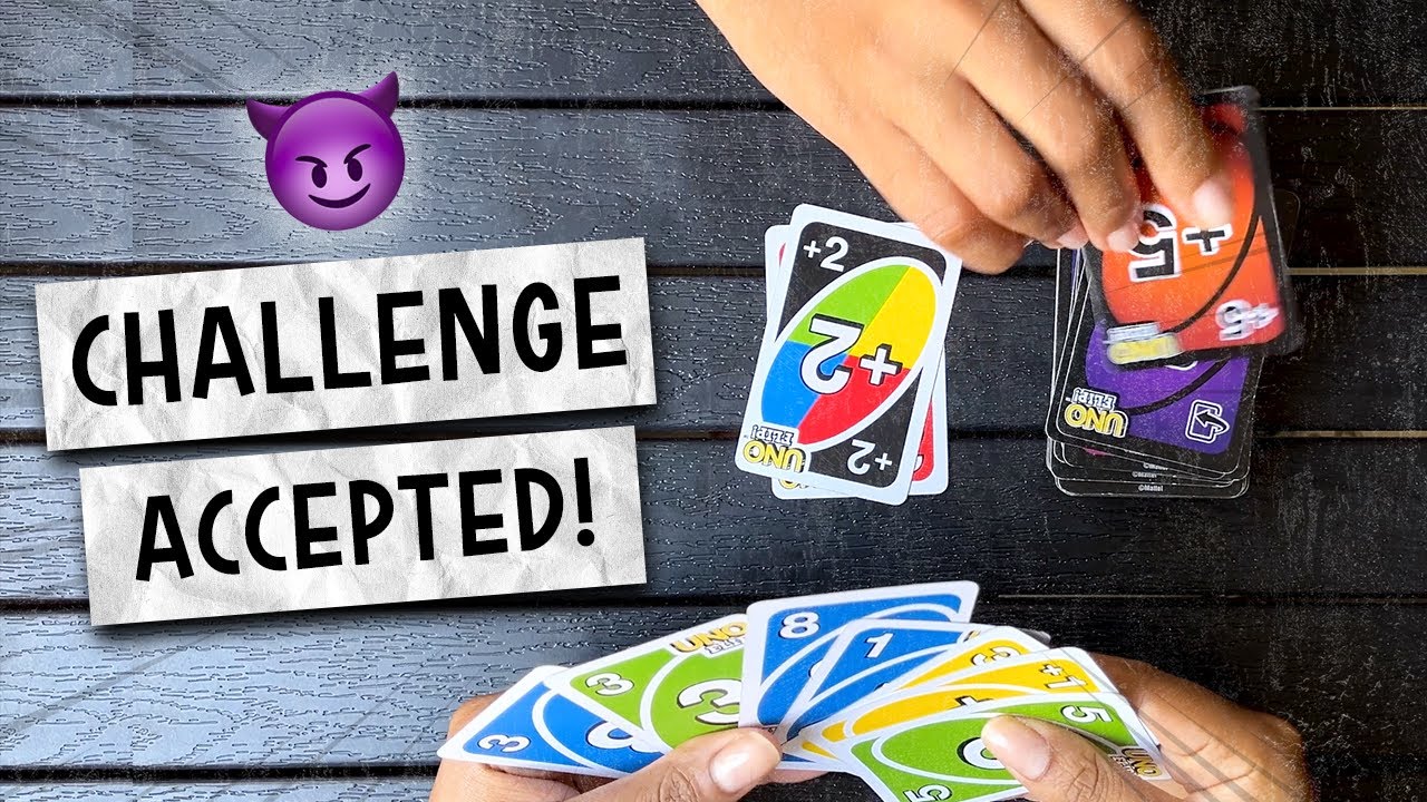 Watch Out For This When Playing UNO Flip | Challenging The Wild Draw Two Card