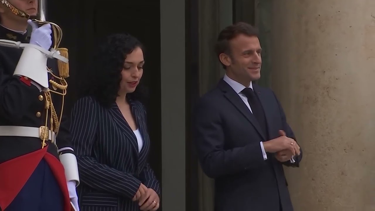Pritja e Presidentes dhe Kryeministrit nga Presidenti Macron, në pallatin Élysée - 11.11.2022
