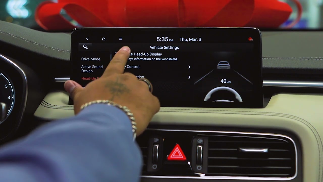 2022 Genesis G70 - HUD (Heads Up Display)
