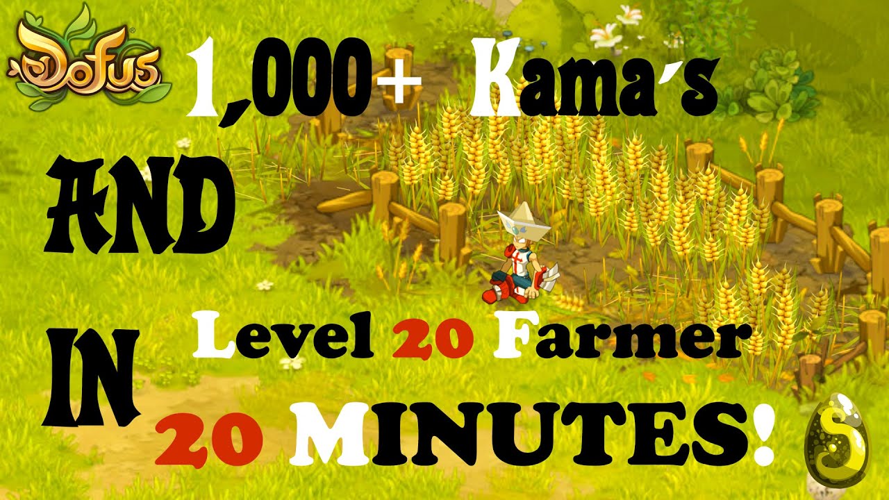 Dofus Kama Making Guide – Get Level 20 Farmer & 1,000 Kamas FAST