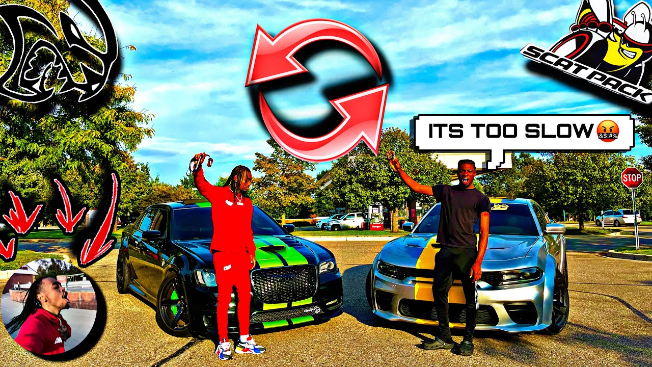 SWITCHING CARS WITH A SRT8 HELLCAT SWAP 300 OWNER FOR 24 HOURS HE STOLE MY CAR🤯