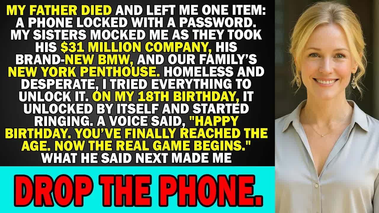 My Sisters Got Dad's $31M Empire — I Got a Locked Phone That Changed Everything on My 18th Birth
