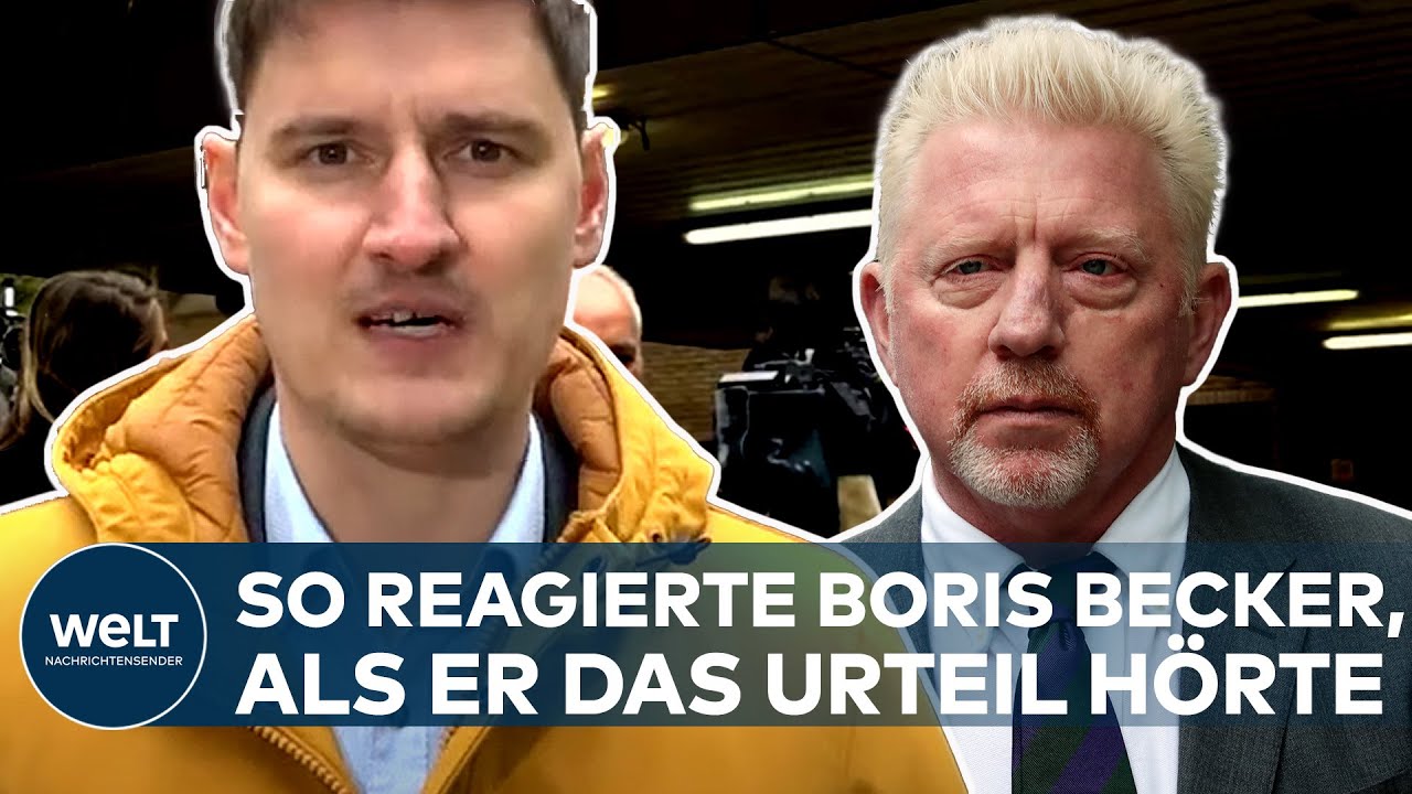 BORIS BECKER: Gefängnis! So reagierte der Ex-Tennisstar, als er im Gerichtssaal das Urteil hörte
