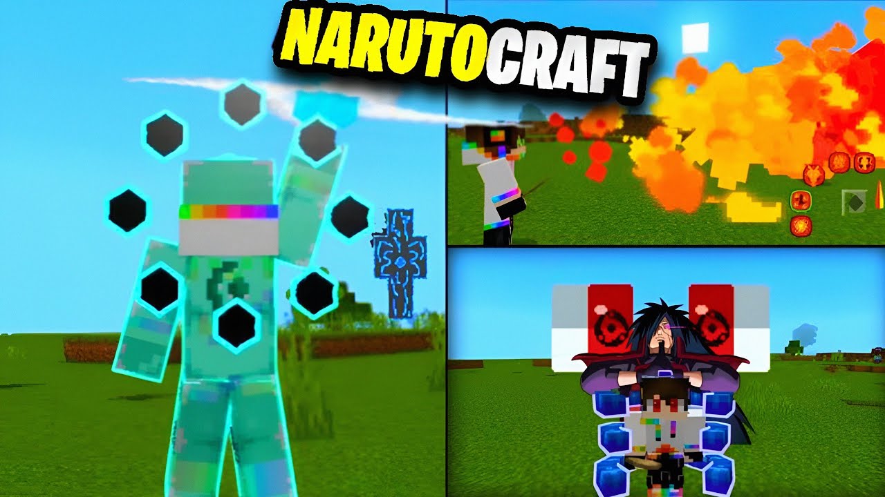 🏮ADDON de NARUTO para MINECRAFT PE 1.21 ㊗️ ADDON NARUTO Shinobi Pixel para MINECRAFT PE〽️