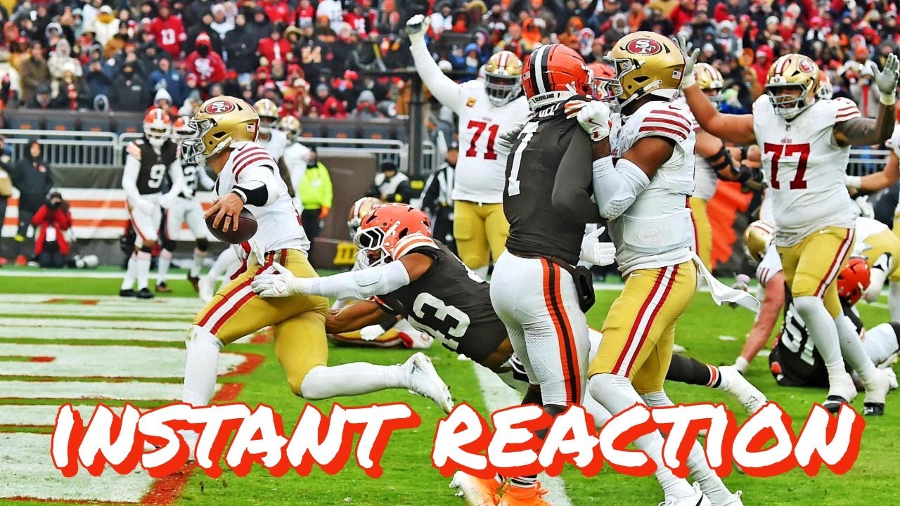 Instant Reaction to the 49ers' 26-8 Win Over the Cleveland Browns
