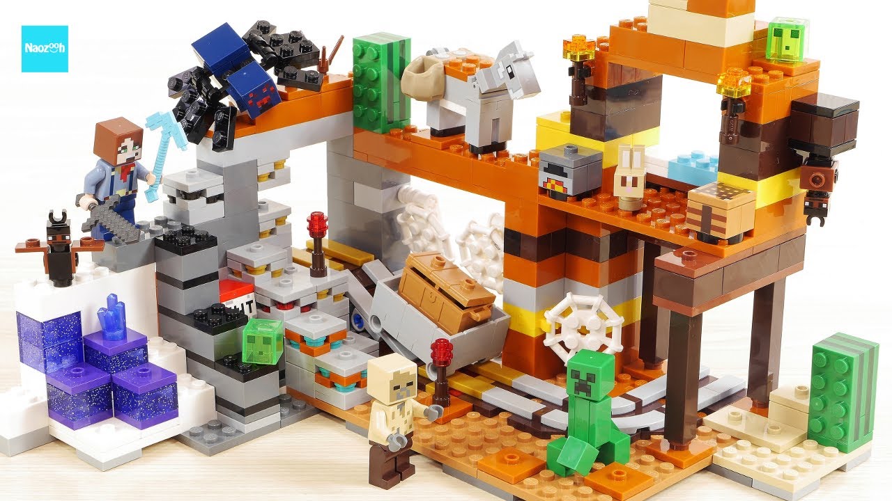 レゴ マインクラフト 荒野の廃坑 21263 ／ LEGO Minecraft The Badlands Mineshaft Speed Build & Review