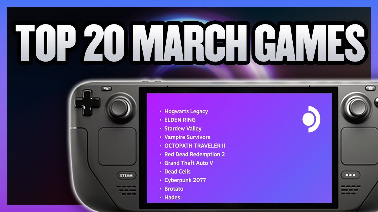 Top 20 March Steam Deck Games, Steam Deck Beta Client Update, Updates To Protons, New Humble Bundle