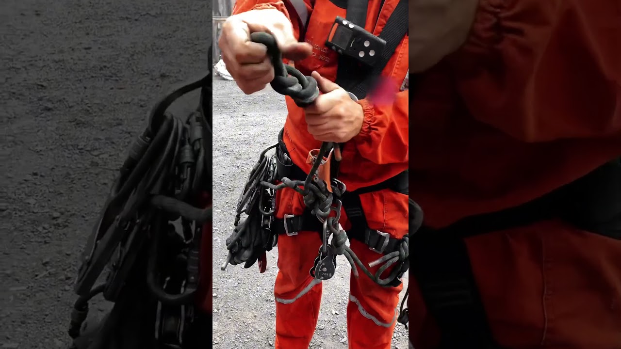 Um dos nos mais usados no alpinismo industrial