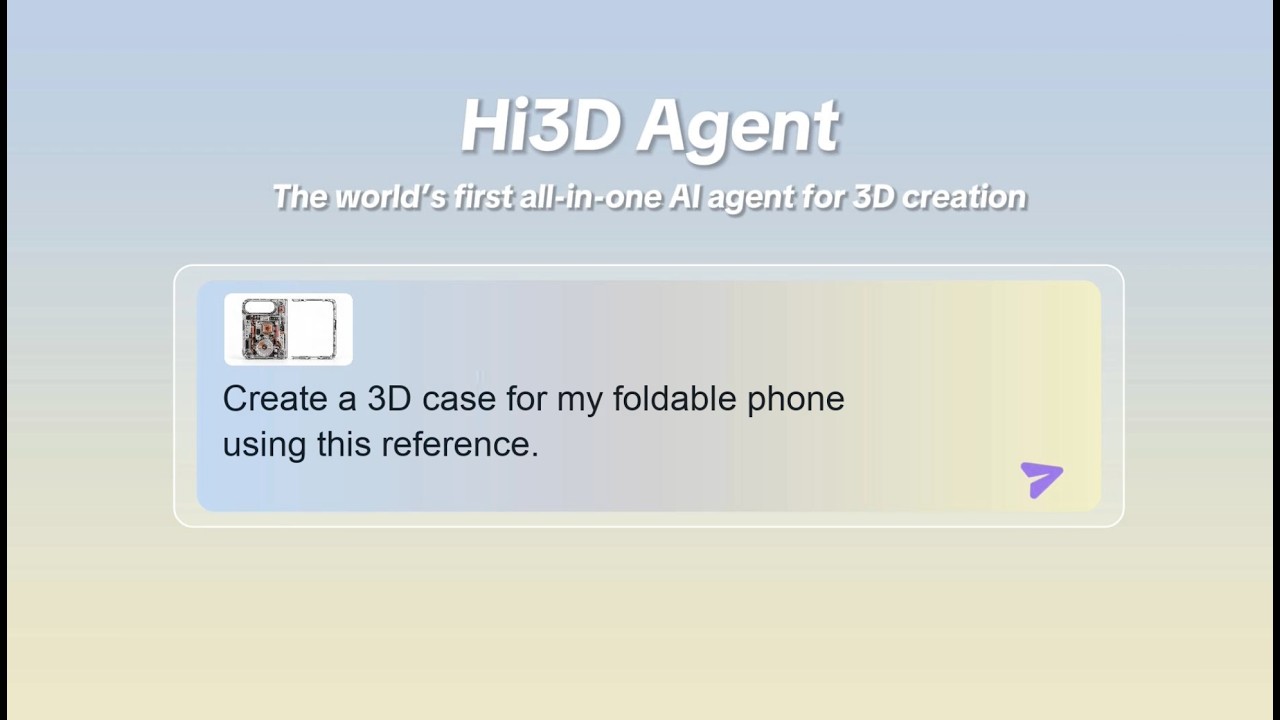 Hi3D Agent: Design a Custom 3D Phone Case