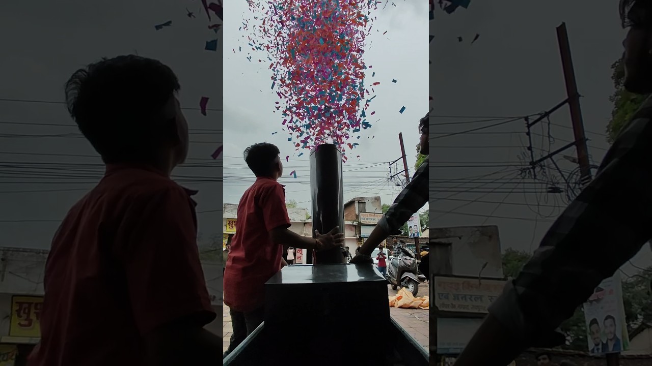 Jumbo Confetti Machine & Paper confetti