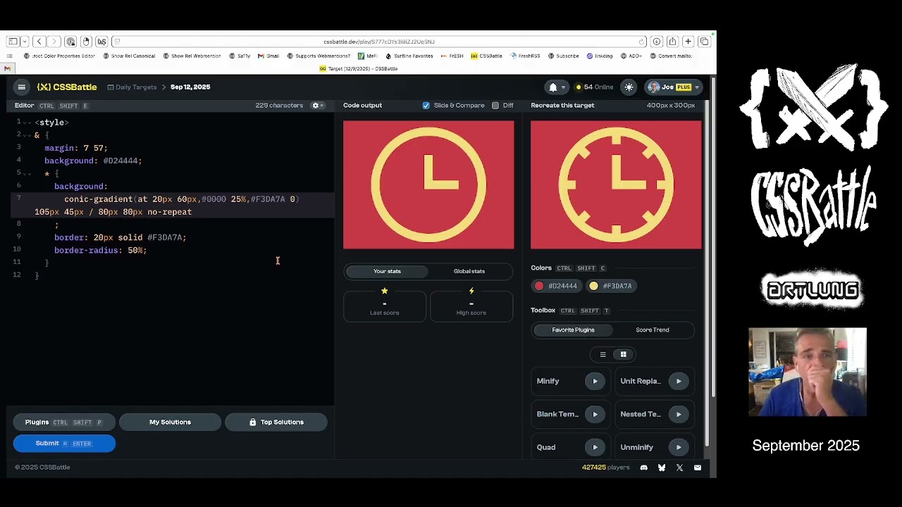 CSSBattle for SEPTEMBER 12 (2025)