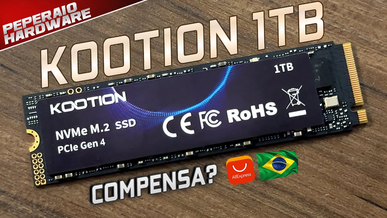 SSD GEN 4 7400MB/s 1TB para comprar no 11.11! Estoque BR + 12x sem juros Kootion X16 Plus (PS5 / PC)