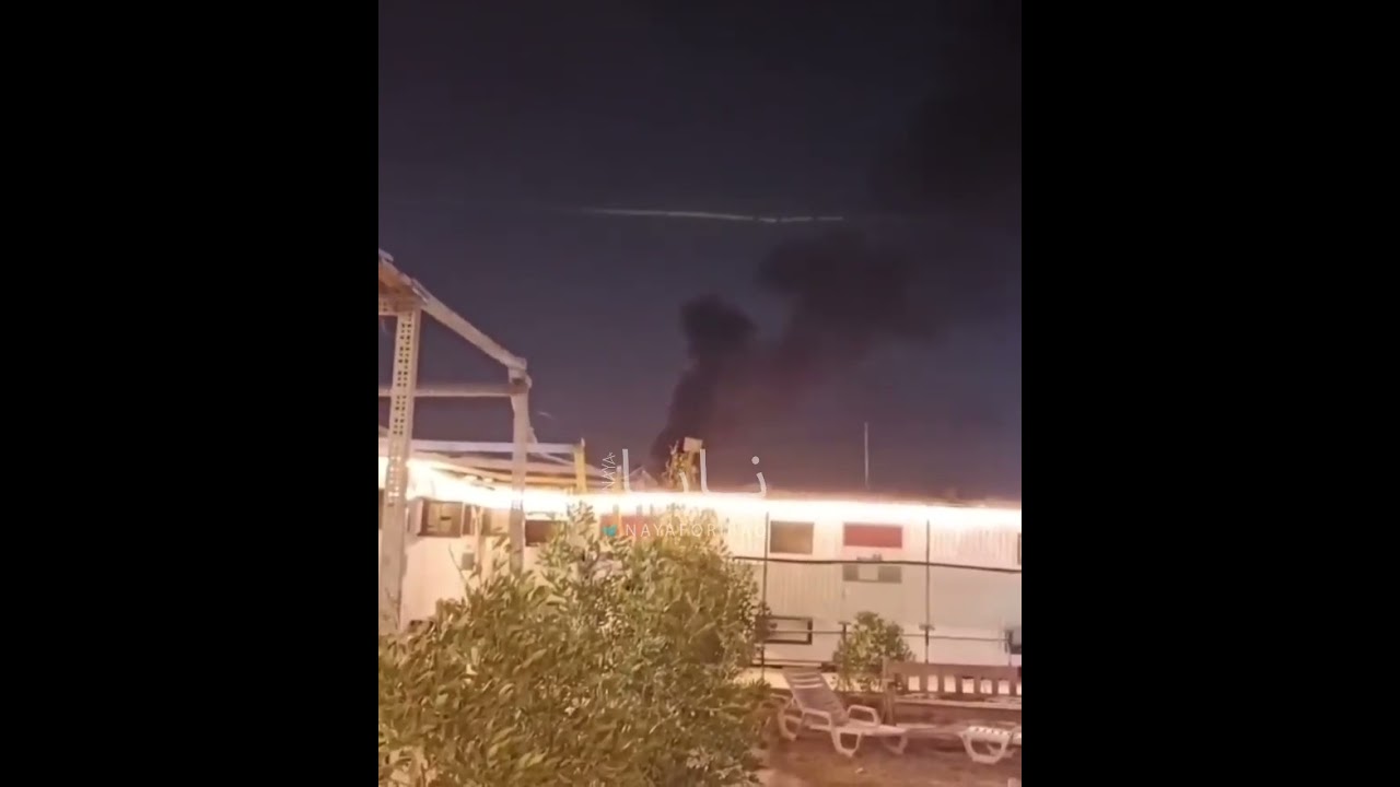 🔥🇮🇷 Smoke rises over US Victoria base in Baghdad Reports say Iranian drones targeted t | 06-03-26