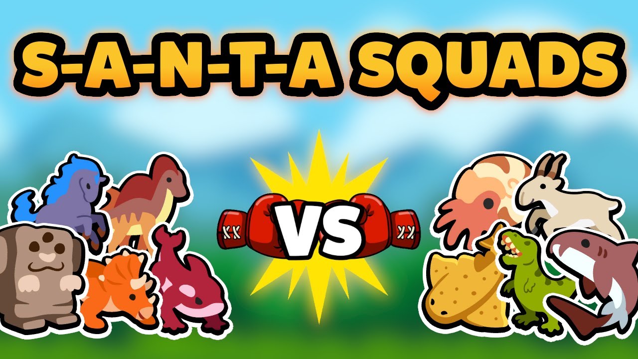 Super Auto Pets but we can only use S-A-N-T-A Squads!