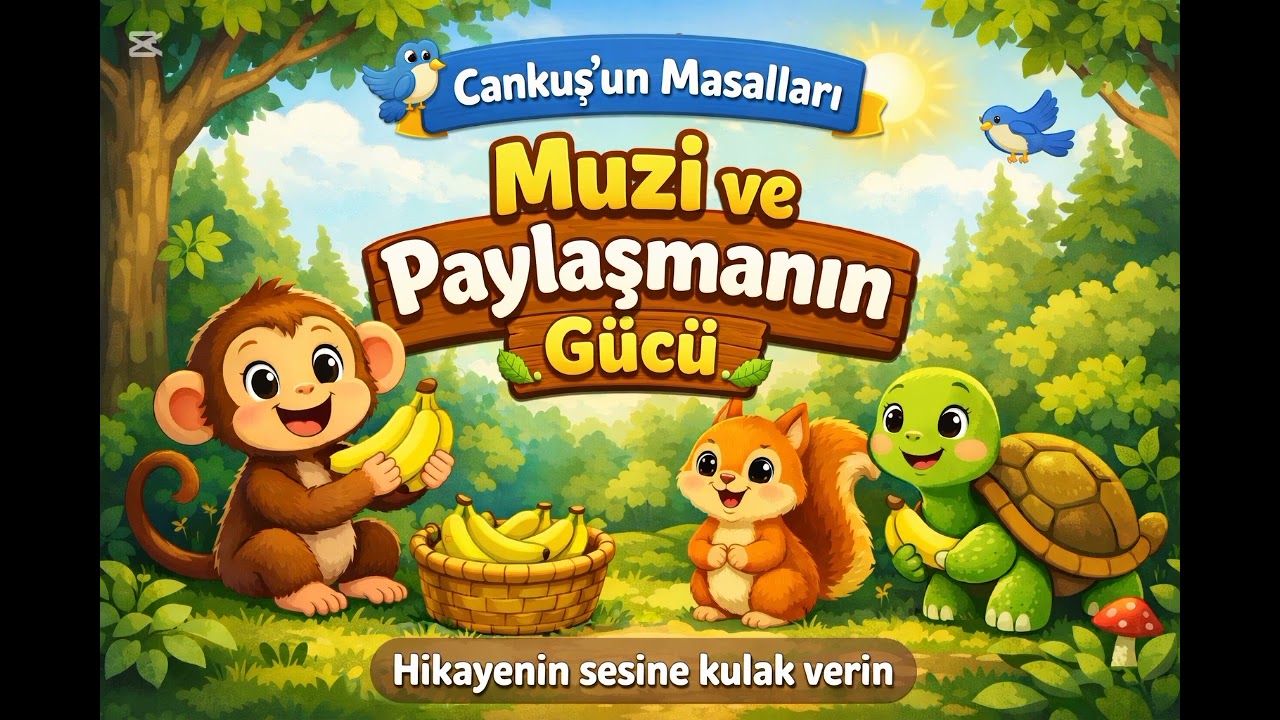 "Muzi ve Paylaşmanın Gücü" Cankuş 'un Masalları 