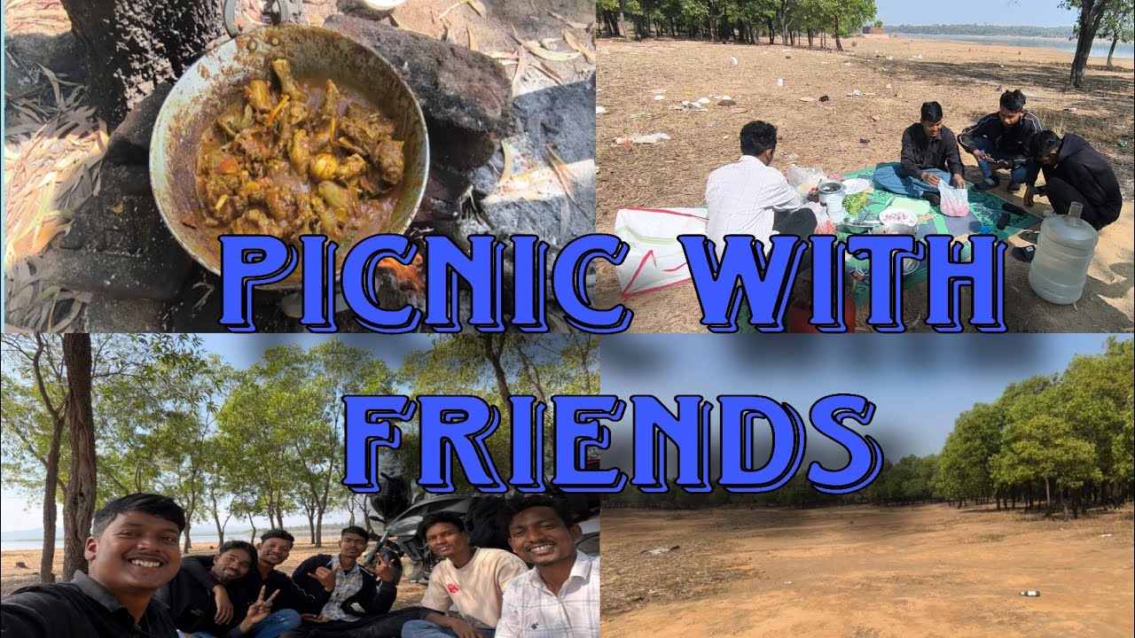 Lakeside m Picnic | Baskichouk |Dosto k sath Picnic | Full Masti With Friends On a Picnic