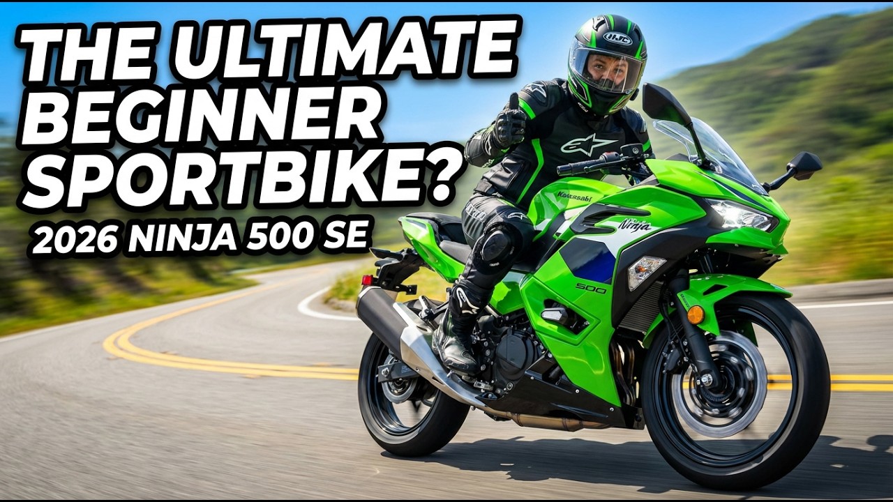2026 Ninja 500 SE ABS – The BEST Beginner Sportbike?