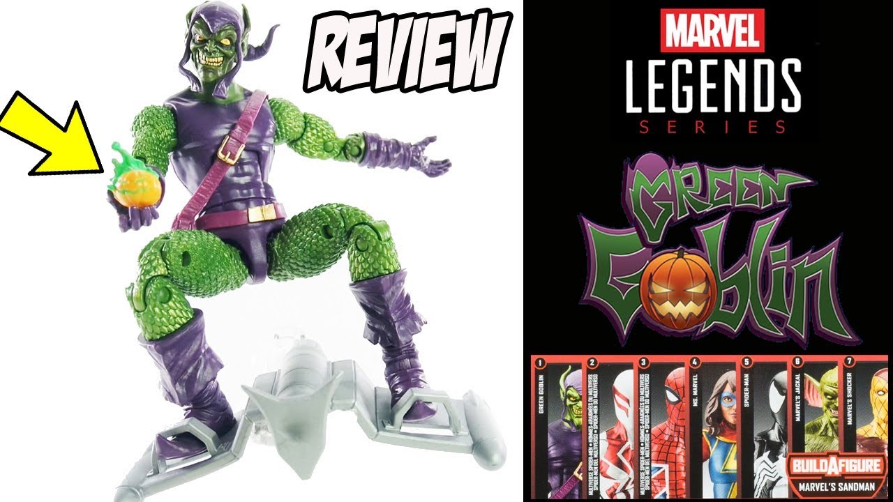 Review Green Goblin - Duende Verde Marvel Legends Homem Aranha - wave Sandman - boneco em portugues