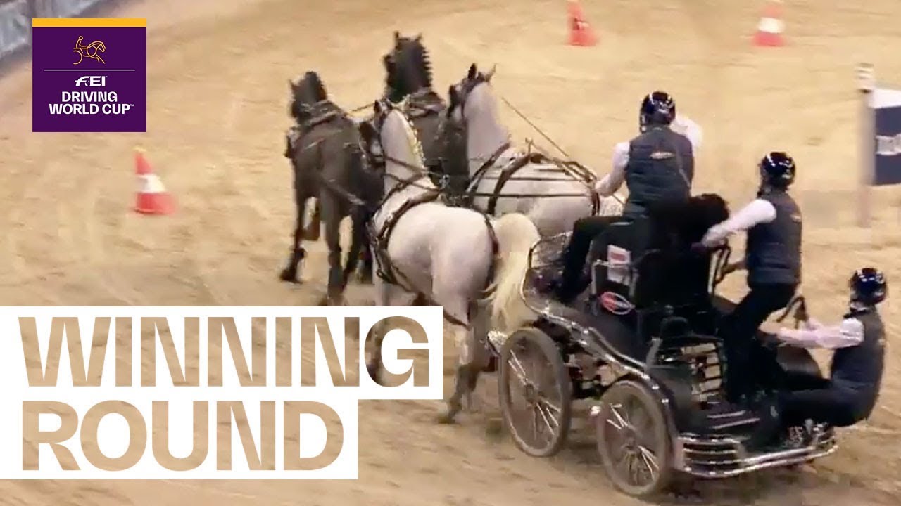 Koos de Ronde takes the win on home soil! | Winning Round | FEI Driving World Cup&trade; Maastricht